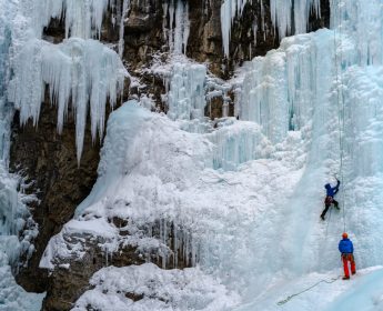 Ice Climbing Tours Johnston Canyon