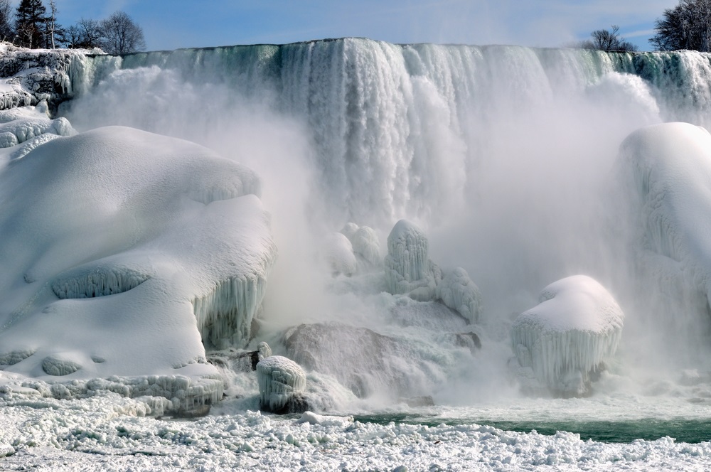 frozen Niagara Falls