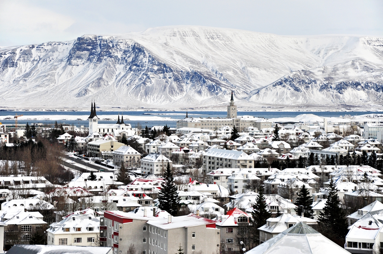 Reykjavik in Winter