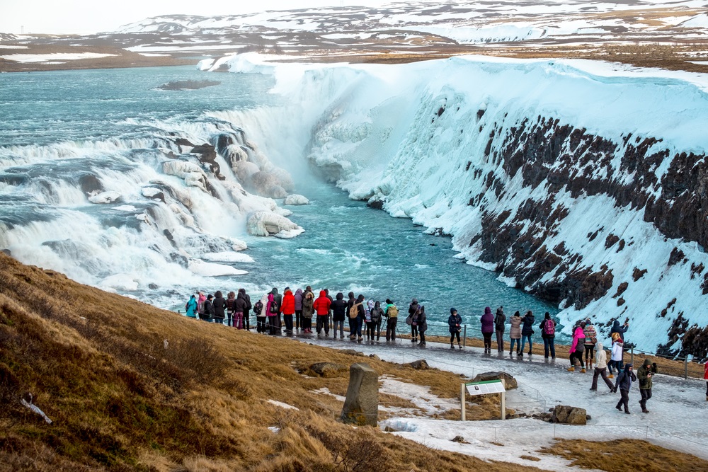Gullfoss Waterfall in Winter - Golden Circle Day Tour