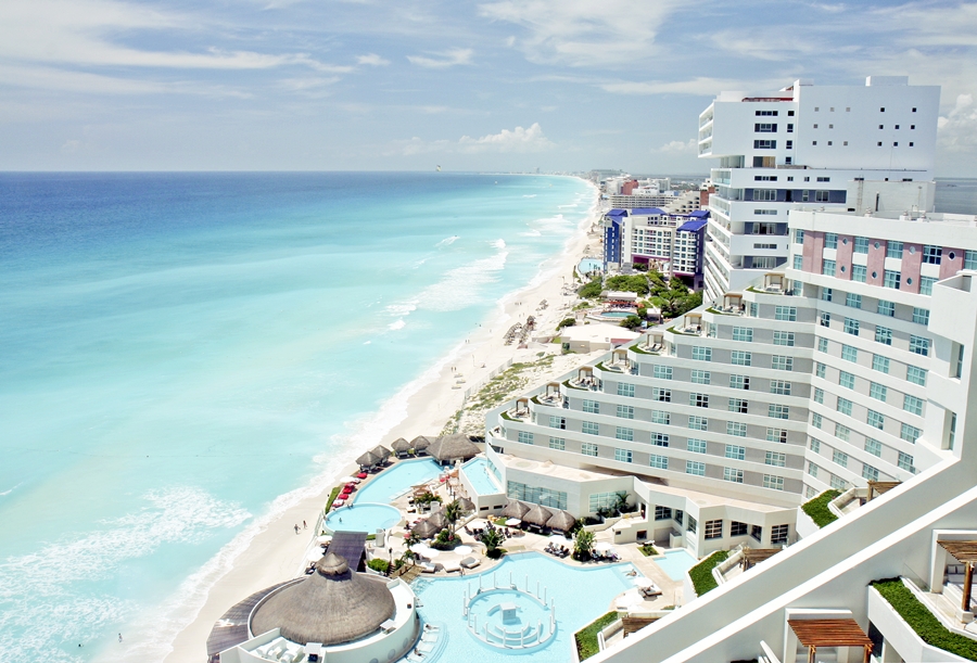 Cancun beachside resort