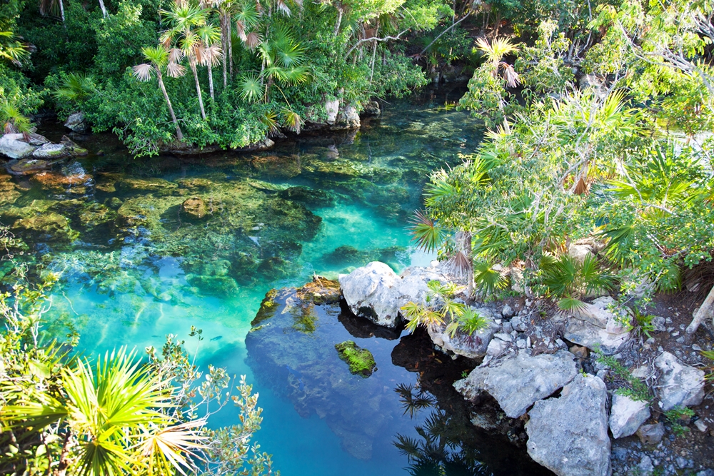 Cenote near Cancun