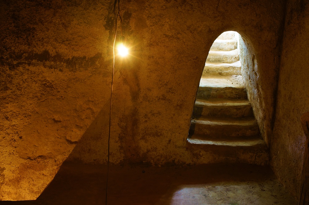 Underground room in Cu Chi Tunnels
