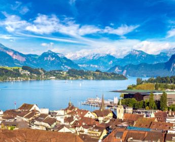Panorama of Lake Lucerne