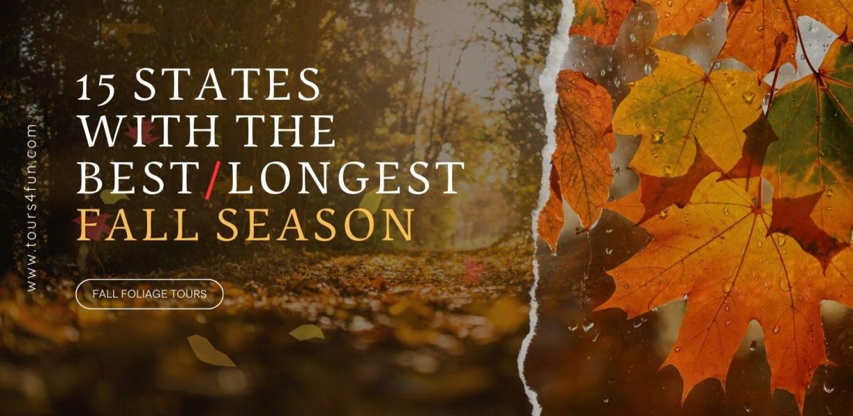 TOP 15 States with the Best Fall Season in the US | 2024