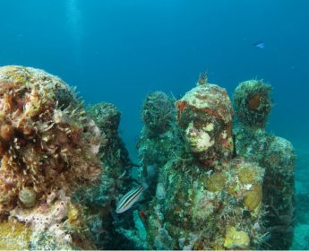 Islas Mujeres underwater museum in Cancun