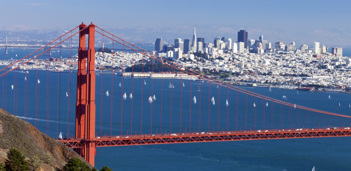 Golden Gate San Francisco Skyline