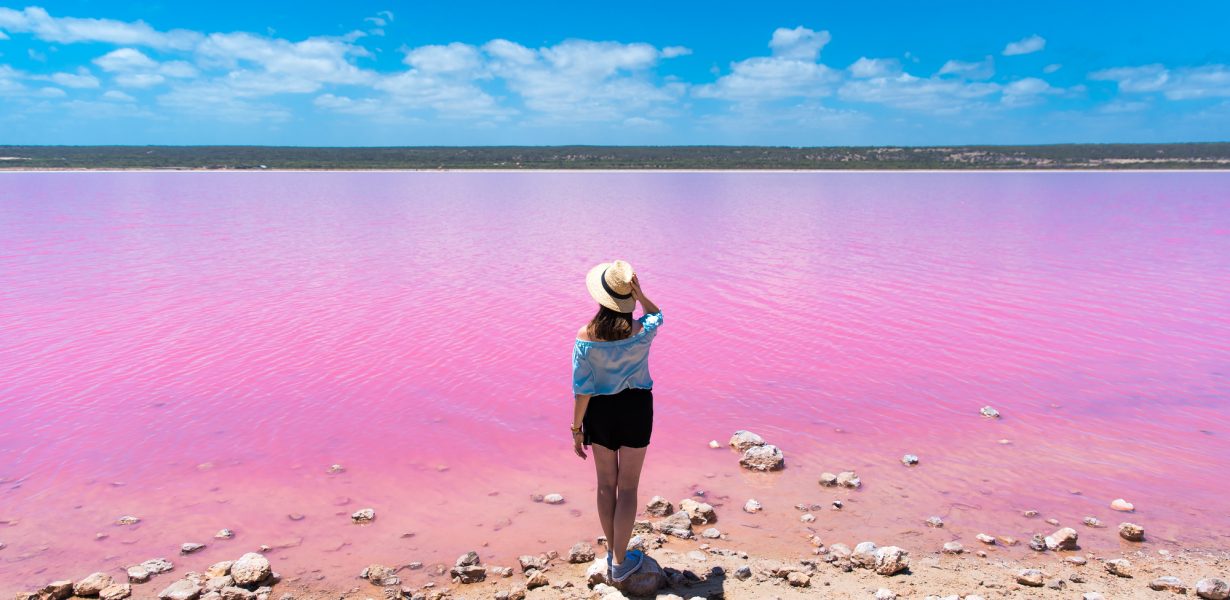 Hutt Lagoon Pink Lake Australia