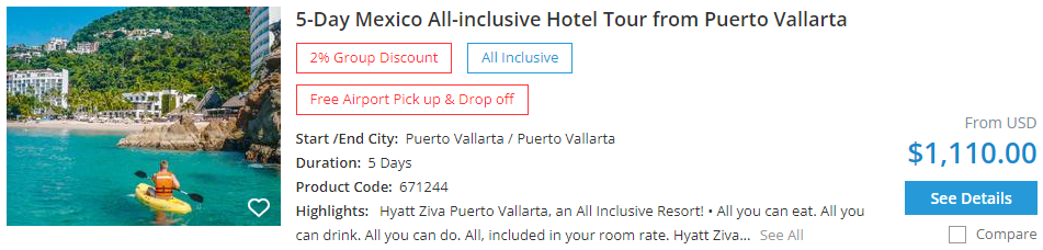 5-day all-inclusive Mexico resorts