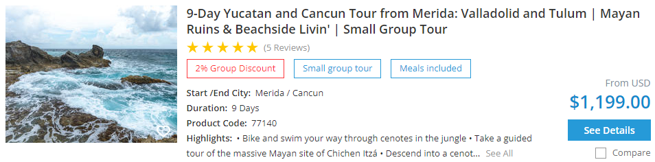 9-day cancun tulum tour