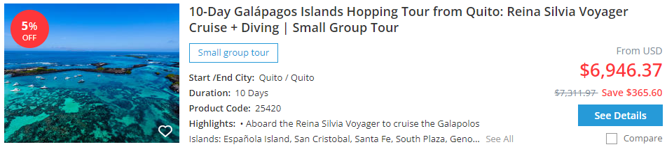 10-day Galapagos Islands Cruise and Diving