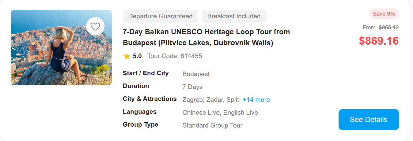Balkan tour