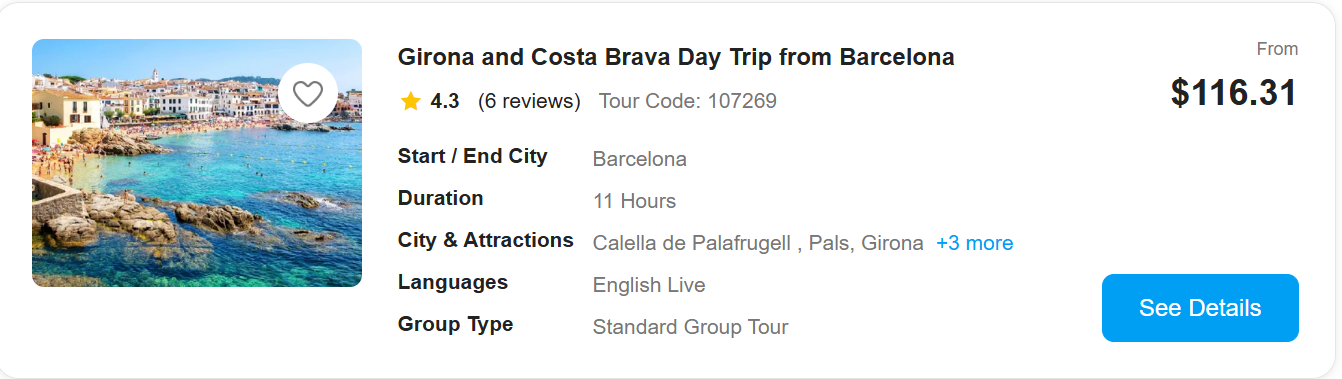 Girona and Costa Brava day trip