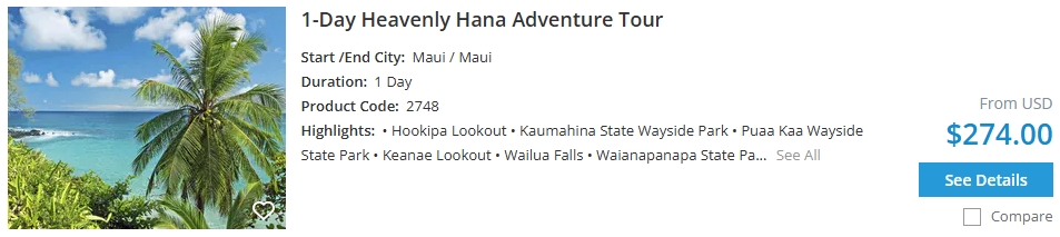 Maui day tour