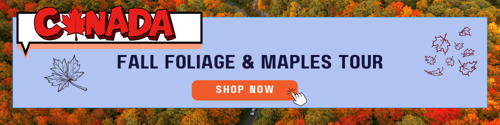 Canada maple tour banner