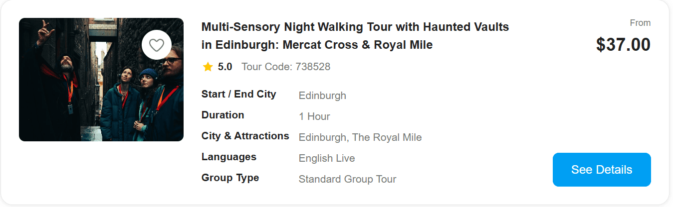 Mercat Cross ghost tour