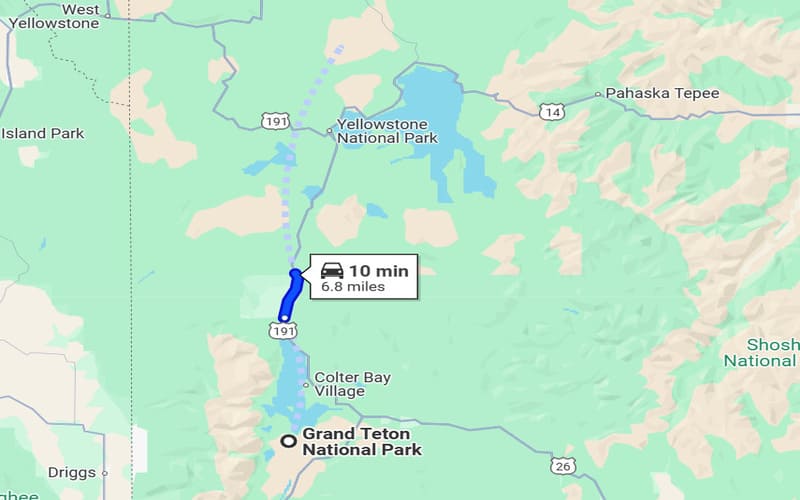grand teton to yellowstone