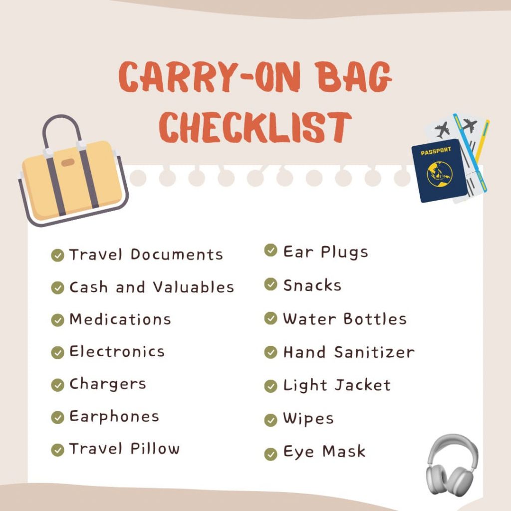 Carry-On Bag pack list