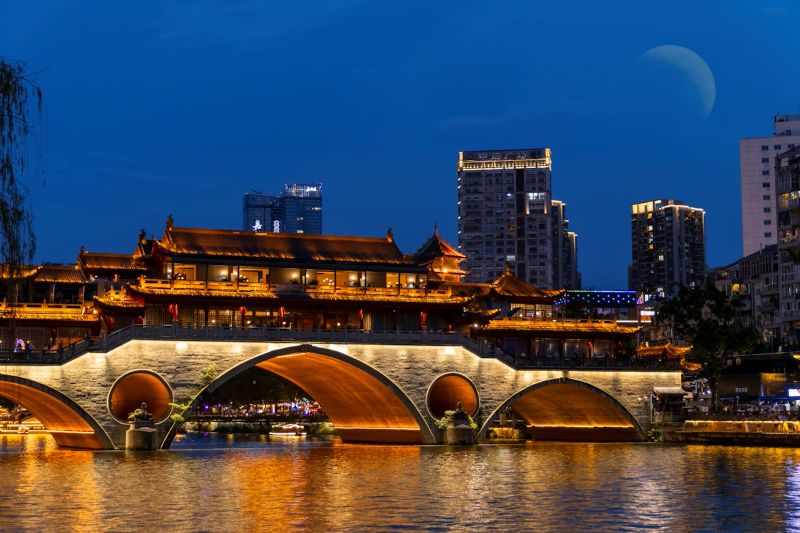 anshun bridge chengdu